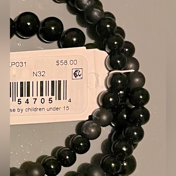 NWT! KARL LAGERFELD STRETCHY UNISEX BRACELET! SOLD OUT 5 ⭐️’s - Picture 2 of 3